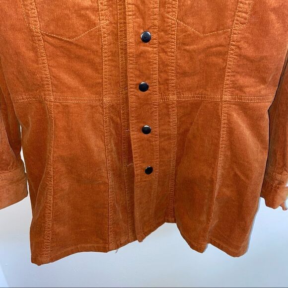 Metro style tan corduroy Jacket - Picture 5 of 11